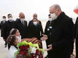 Cumhurbaşkanı Erdoğan, Türkmenistan’da