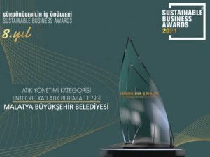 Malatya Büyükşehir entegre katı atık bertaraf tesisine ödül