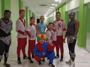 Van’da sirk gösterisi