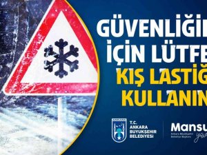 Yaklaşan kış mevsimi öncesi sürücülere kış lastiği uyarısı