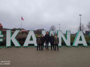 Gediz Altınkent Ortaokulu’nun Erasmus ekibi Litvanya’dan döndü