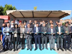 Amir Ateş Kütüphanesi  hizmete açıldı