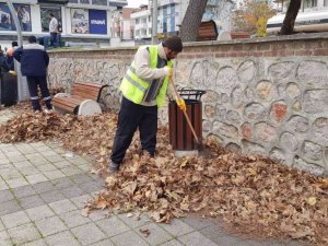 Başiskele’de lodos sonrası temizlik