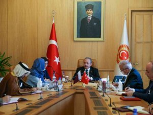 TBMM Başkanı Şentop, Katar Şura Meclisi Başkan Yardımcısı Hamda Bint Hassan Al-Sulaiti’yi kabul etti