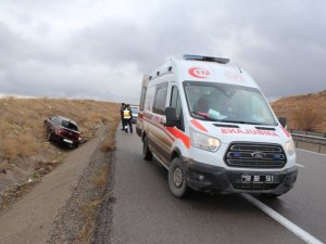 Kontrolden çıkan araç kazaya neden oldu