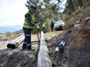 Büyükşehir’den Fethiye’nin kırsal Mahallesi Söğütlü’ye içme suyu