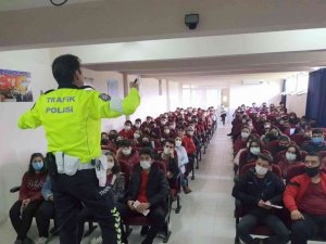 Dalaman’da öğrencilere trafik güvenliği ve KADES eğitimi