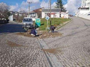 Düzce’de şehrin dört bir yanında çalışma sürüyor
