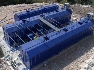 Tepeköy’de paket atıksu arıtma tesisi yapımı devam ediyor