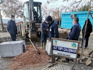 Erdek’e yeni yağmur suyu hattı
