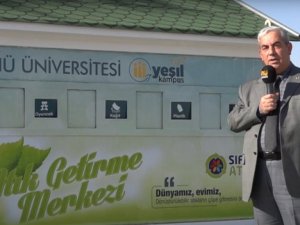 İnönü Üniversitesi’nde "Sıfır Atık" projesi