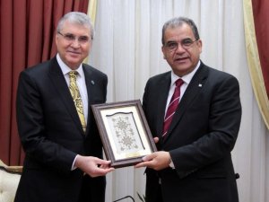 Başkan Yüce, KKTC Cumhurbaşkanı Ersin Tatar ile de bir araya geldi