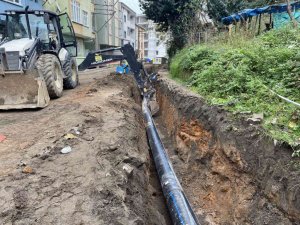 Ünye’de içme suyu şebeke hatları yenileniyor