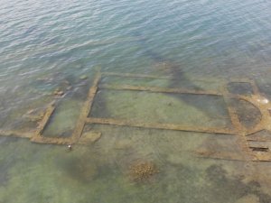İznik’teki tarihi bazilika kuraklıktan dolayı su üstüne çıktı