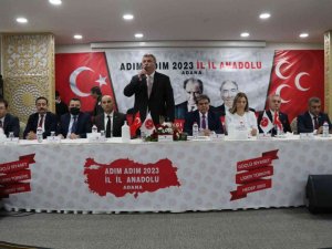 MHP’nin ‘Adım Adım 2023, İl İl Anadolu’ heyeti Adana’da