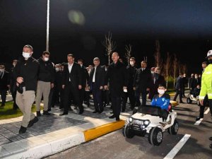 Bakan Soylu, Çocuk Trafik Eğitim Parkı’nın açılışını gerçekleştirdi