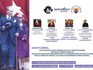 Konyaaltı’nda Güçlü Kadın Güçlü Yarınlar Çalıştayı