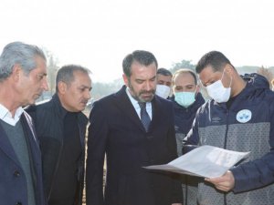 Başkan Şerifoğulları, sahadaki çalışmaları inceledi