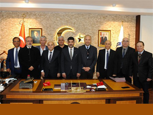 UGTF Rektör Aldemir'in konuğu oldu