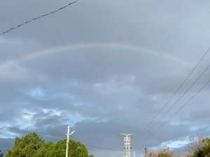 İstanbul’da gökkuşağı sürprizi