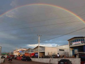 Kocaeli’de gökkuşağı hayran bıraktı