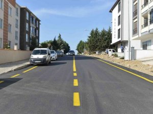 İki buçuk yılda 1,6 milyon metrekare yol yapıldı