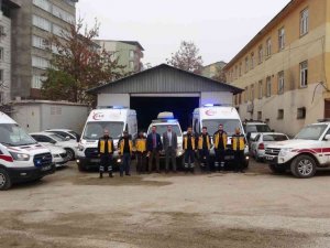 Muş 112 Acil Servis ekipleri kışa hazır