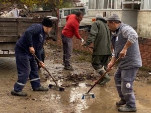 Gömeç’te belediye seferber oldu