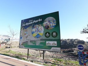 Ünye’de çocuklar için su oyun parkı