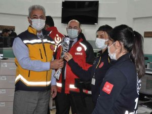 Karaman’da acil sağlık personeli ödüllendirildi