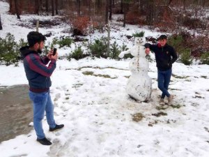 Osmaniye’de yüksek kesimler beyaza büründü