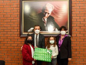 Atık pil toplama şampiyonları ödüllendirildi