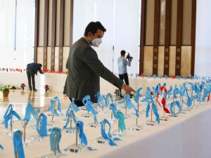 Cumhurbaşkanı Erdoğan’ın dev makas koleksiyonu bu sergide