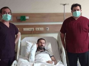 İşçinin kopan eli Şanlıurfa’da yerine dikildi