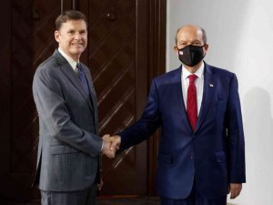 KKTC Cumhurbaşkanı Tatar, BM Kıbrıs Özel Temsilcisi Stewart’ı kabul etti