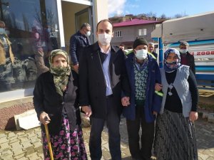 Nurhak ilçesinde Kovid-19 aşısı olan herkese hediye çeki