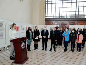 Edirne’de 3. Uluslararası Baskı Resim Sergisi açıldı