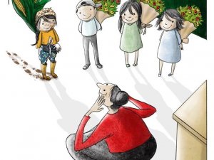 Çeşmeli öğretmenin karikatürü dünyanın ilk 50’sinde