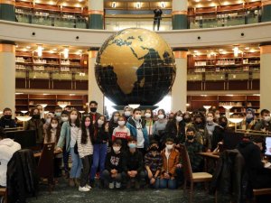 Akyurtlu öğrenciler Millet Kütüphanesi’nde