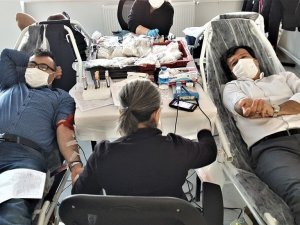Kütahya Orman Bölge Müdürlüğü personelinde kan bağışına destek
