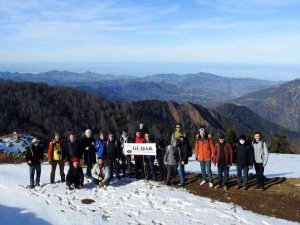 2 bin metreden denizi gördüler