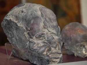 İzmir’de Jivaro yerlilerinin kesip özel işlemlerden geçirdiği insan kafatasları ele geçirildi