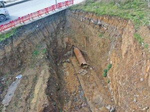 Cebeci Mahallesi’ndeki yağmur suyu kanal çalışması hızla ilerliyor