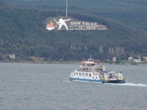 Bozcaada seferlerine fırtına engeli