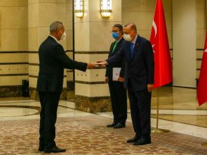 Cumhurbaşkanı Erdoğan, Libya Büyükelçisini kabul etti