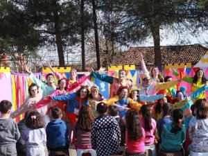 OMÜ’lü tiyatrocular kırsalda