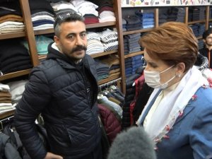 Akşener, Kahramanmaraş’ta esnafı ziyaret etti