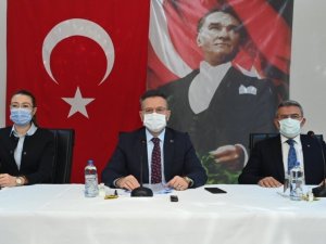 Vali Aksoy, Köşklü muhtarlar ile bir araya geldi