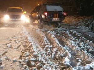 Off-road tutkunlarının karla sınavı