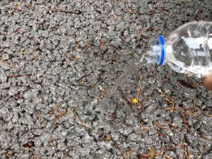 Isparta’da su emen geçirimli betonla yağmur suyu depolanıyor